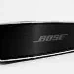 white Bose portable speaker