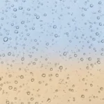 water glass dew