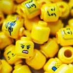 Lego minifig head toy lot