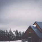 cabin during winter