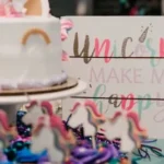 selective focus photography of unicorns make me happy pallet signage