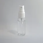 clear and white spray bottle