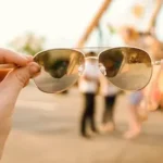 selective focus photography of sunglasses