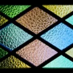 multicolored glass window